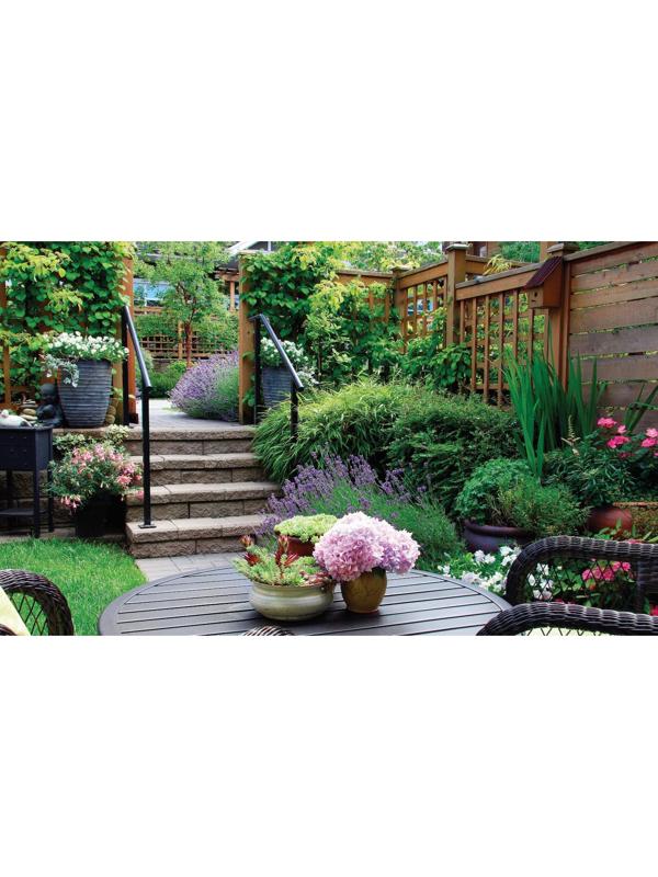 Фотобаннер, 250 × 150 см, с фотопечатью, люверсы шаг 1 м, «Во дворе»