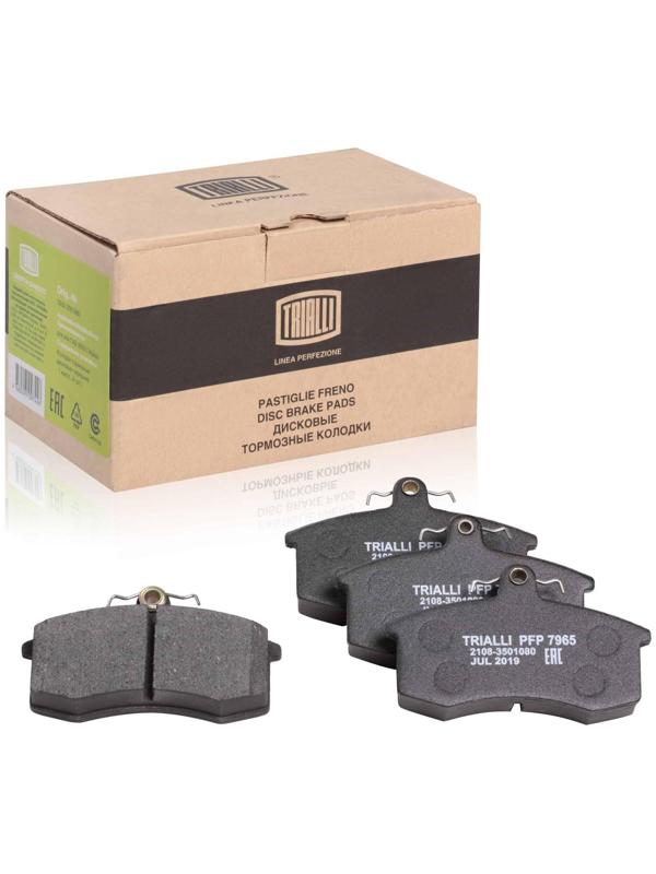 Колодки тормозные дисковые передние TRIALLI для Lada 2108/21099 (Perfezione), PFP 7965