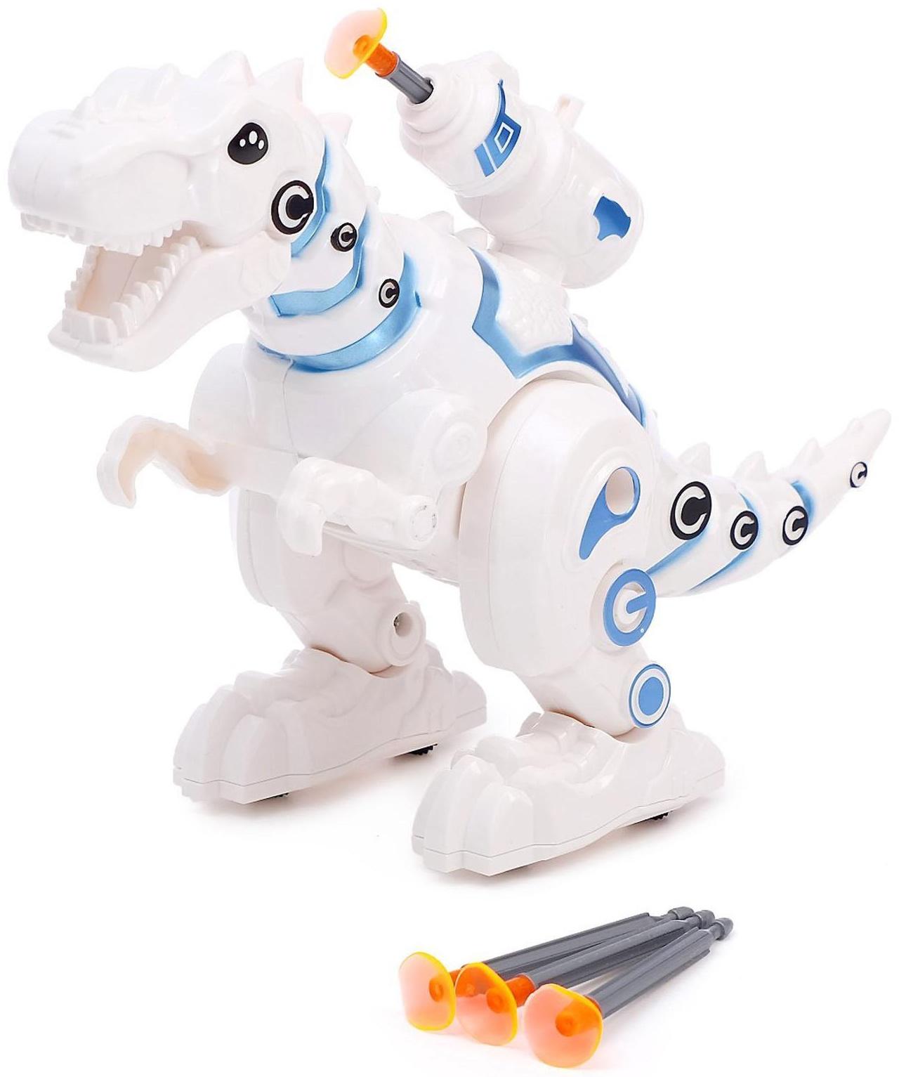 Робот «Тираннозавр», световые и звуковые эффекты, работает от батареек, в ПАКЕТЕ