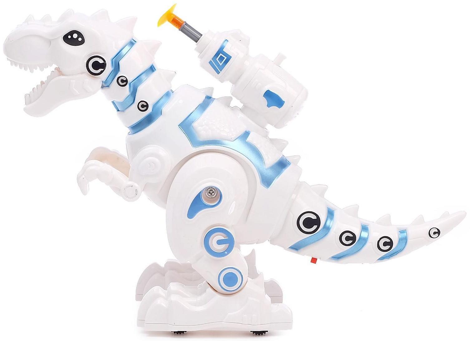 Робот «Тираннозавр», световые и звуковые эффекты, работает от батареек, в ПАКЕТЕ