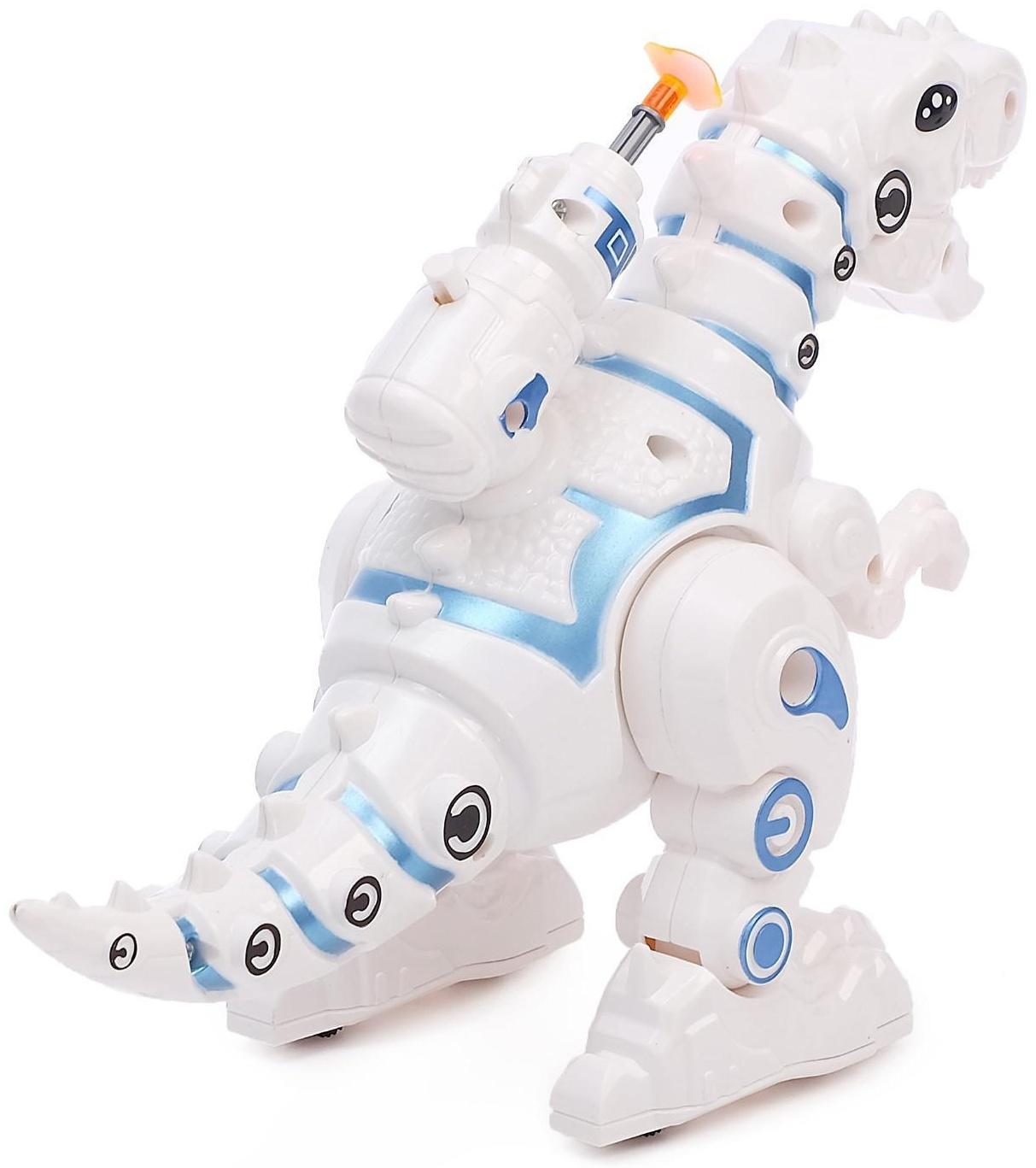 Робот «Тираннозавр», световые и звуковые эффекты, работает от батареек, в ПАКЕТЕ