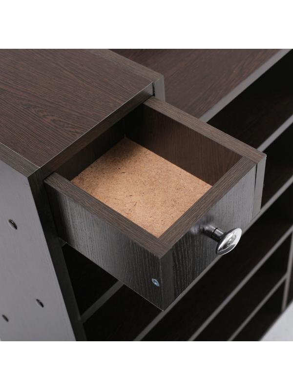 Стеллаж  Остин №2, 813х250х927, Венге