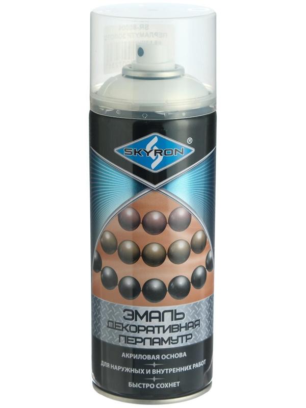 Эмаль универсальная акриловая SKYRON, золото перламутровая, 520 мл.