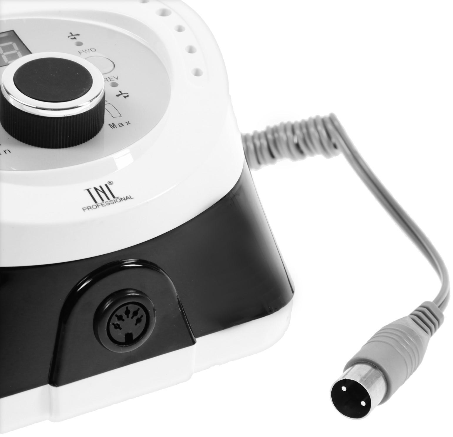 Аппарат для маникюра и педикюра TNL Iron-Pro, 35 000 об/мин, 40 Вт, чёрно-белый