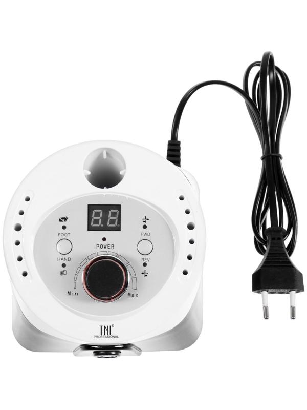 Аппарат для маникюра и педикюра TNL Iron-Pro, 35 000 об/мин, 40 Вт, чёрно-белый