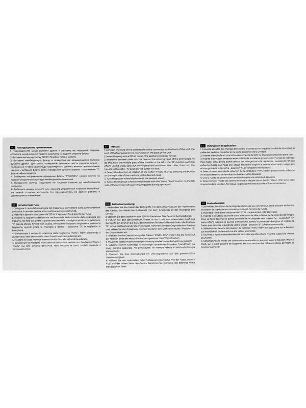 Аппарат для маникюра и педикюра TNL Iron-Pro, 35 000 об/мин, 40 Вт, чёрно-белый