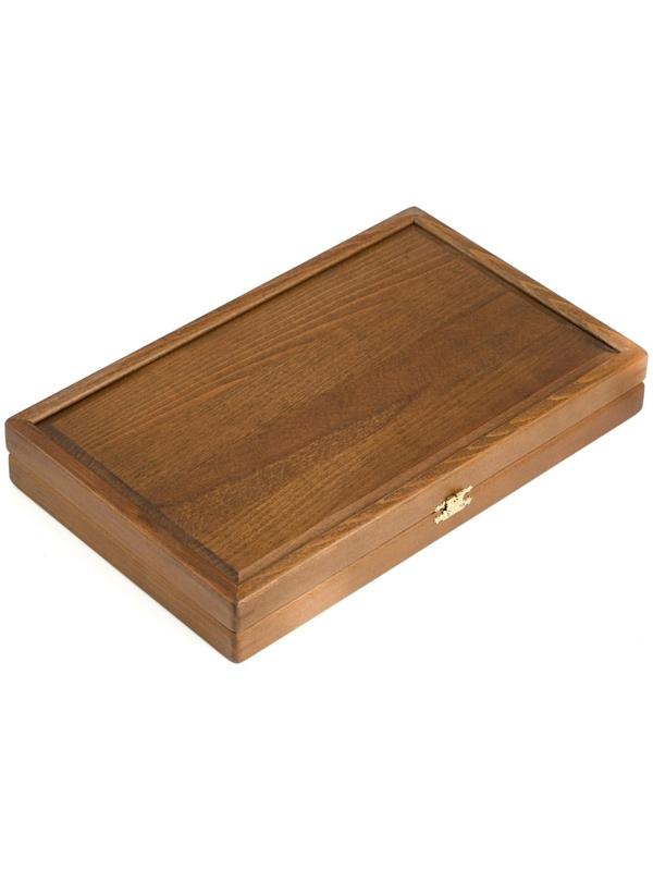 Нарды резные, из массива бука, патина 35 х 44 см