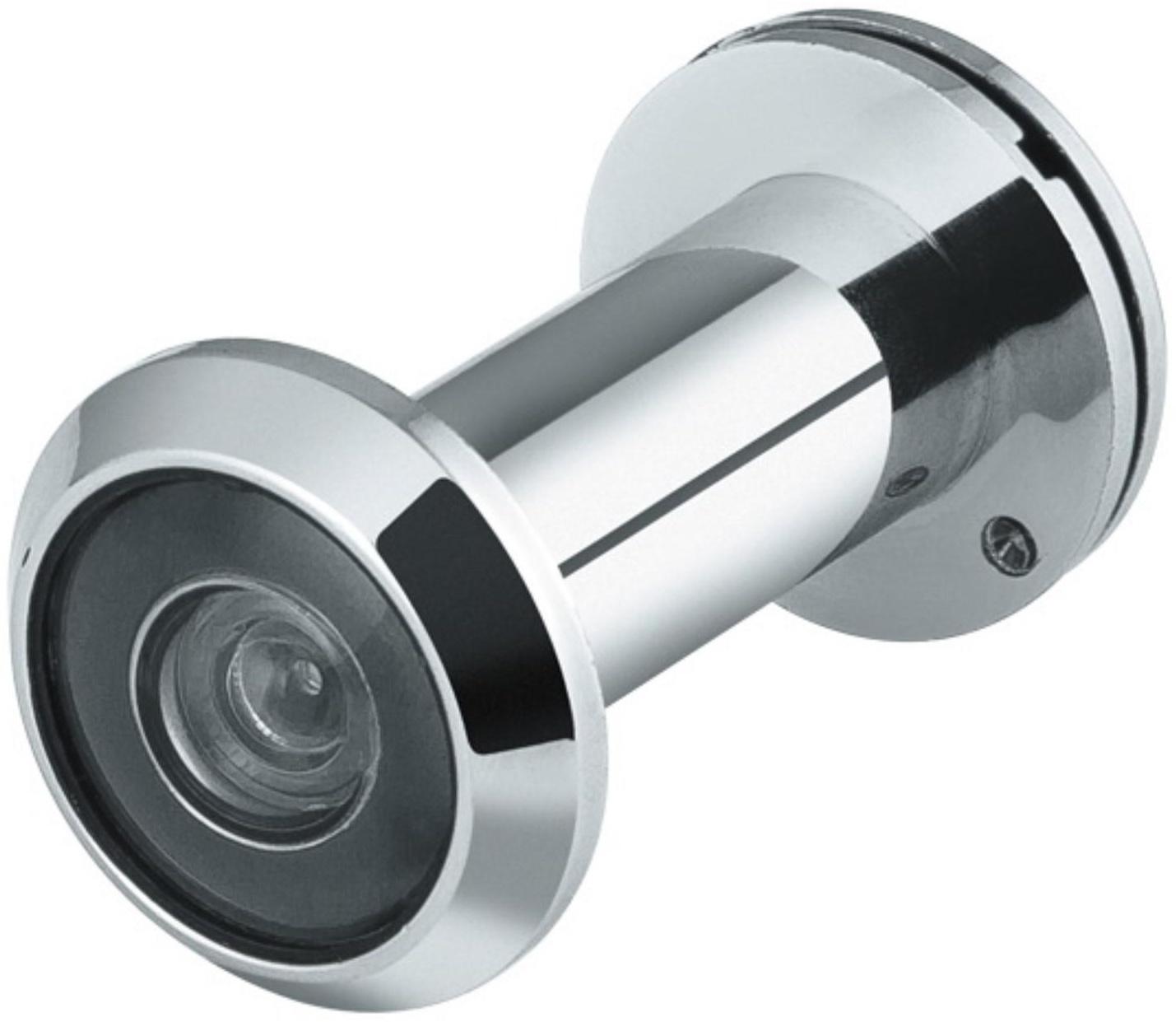 Глазок DVP1/NEW, 16/140/35x60 (оптика пластик) CP, цвет хром