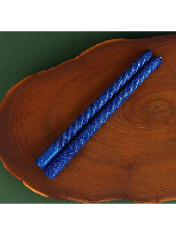 Витые свечи с декором «Любви в Новом году», набор