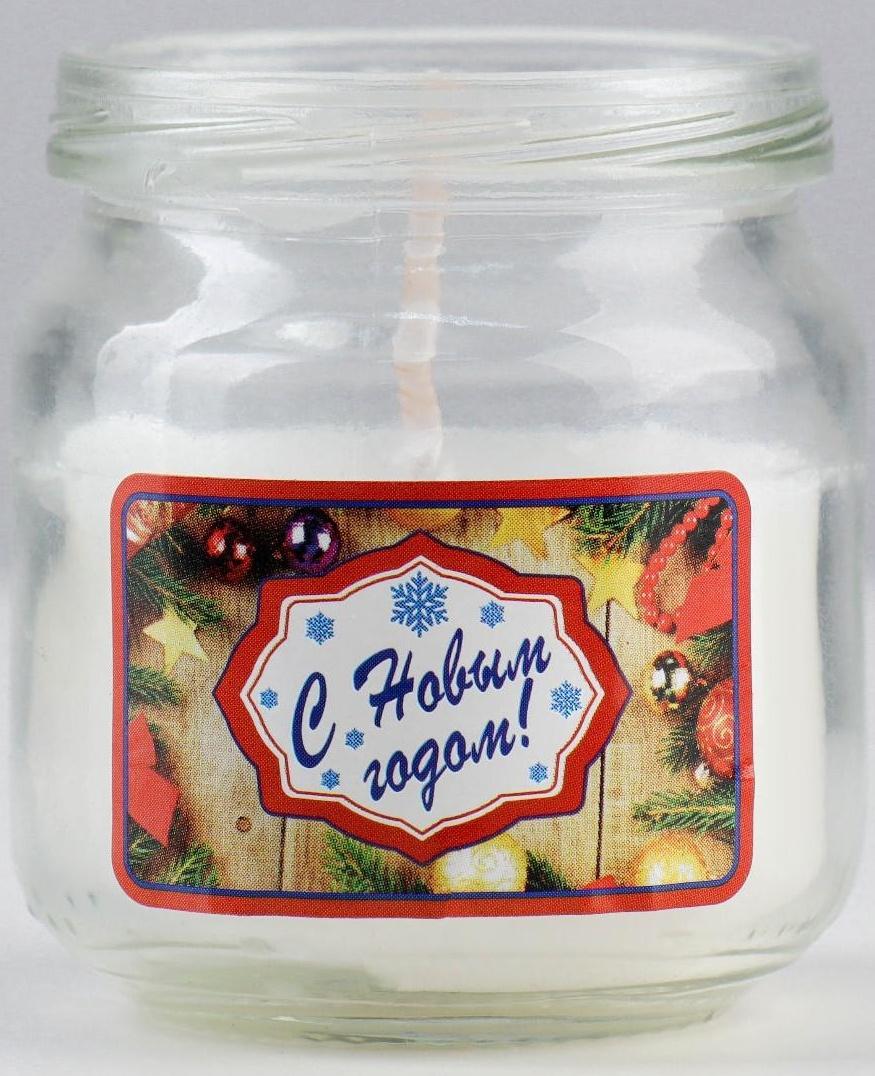 Ароматическая свеча в банке 