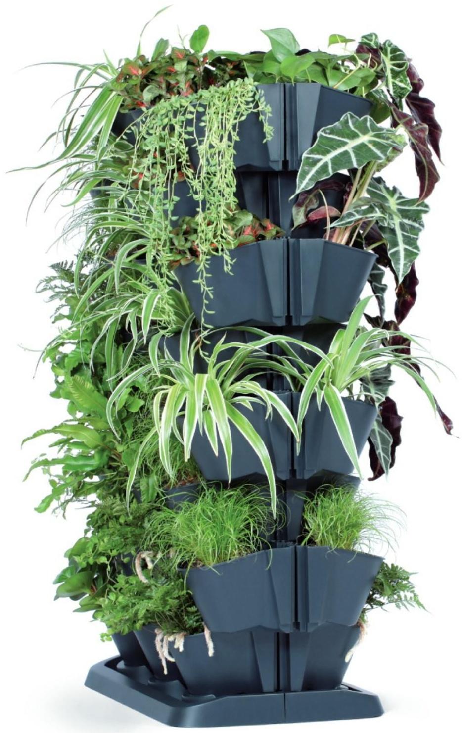 Вертикальный сад, цвет чёрный, CASCADE GARDEN