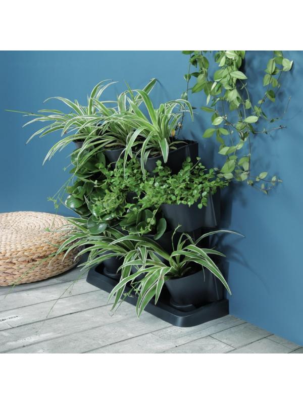 Вертикальный сад, цвет чёрный, CASCADE GARDEN