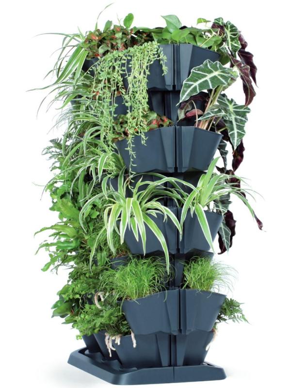 Вертикальный сад, цвет чёрный, CASCADE GARDEN