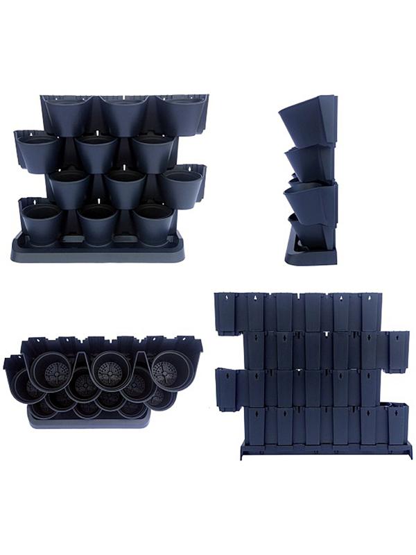 Вертикальный сад, цвет чёрный, CASCADE GARDEN