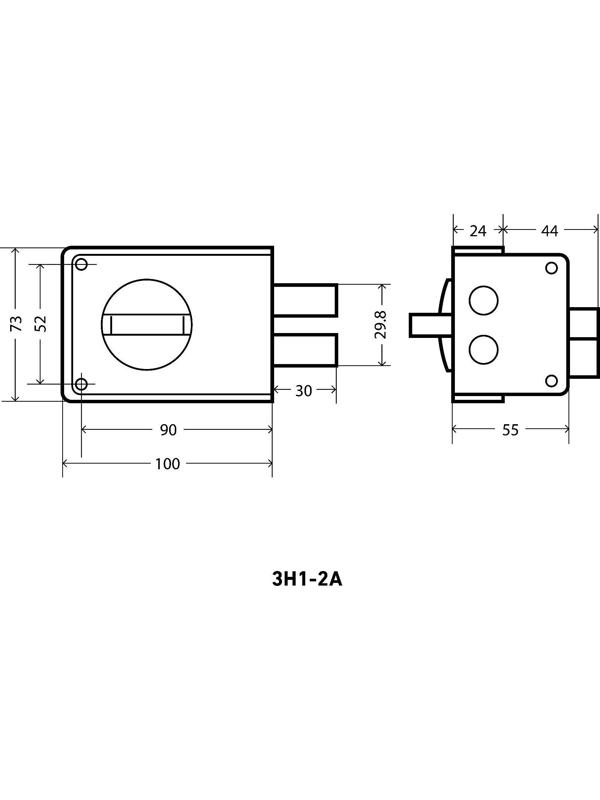 Замок накладной 