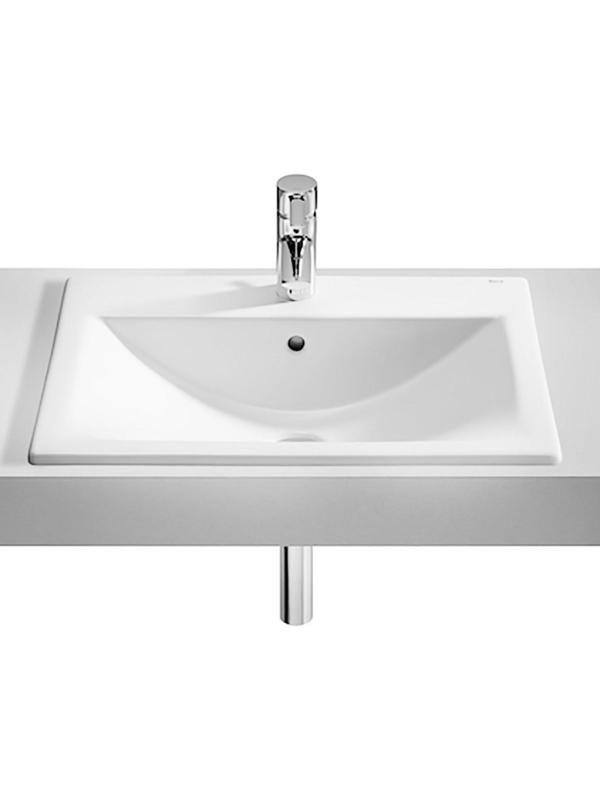 Раковина Rosa Diverta 55 32711600Y, 550 х 420 мм, врезная, белый