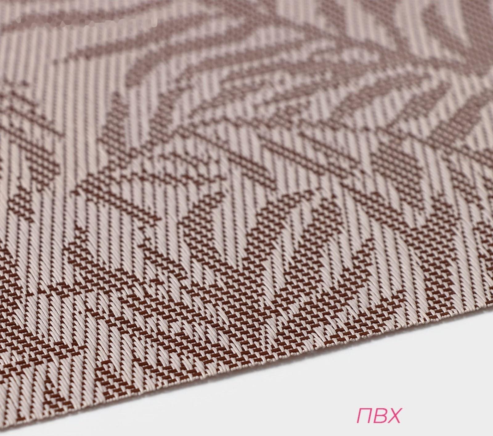 Салфетка сервировочная на стол «Тропические листья», 45×30 см, цвет бежевый