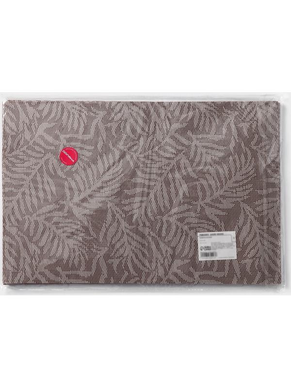 Салфетка сервировочная на стол «Тропические листья», 45×30 см, цвет бежевый