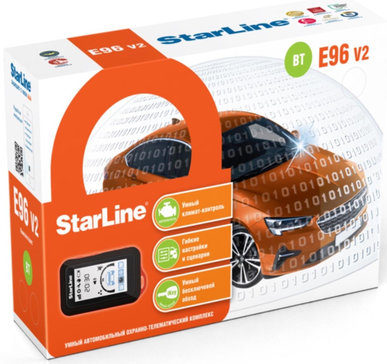 Автосигнализация StarLine E96 v2 BT 2CAN-4LIN