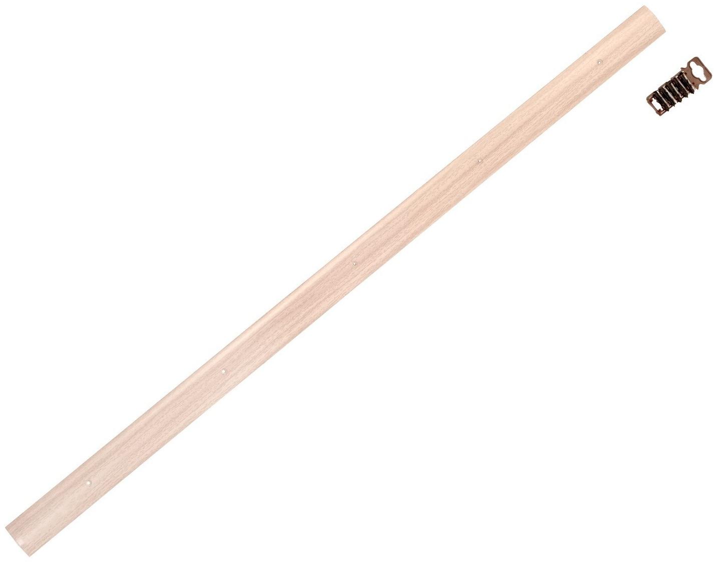 Порог с монтажным каналом 40х900 мм, Бук белый