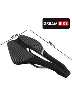 Седло Dream Bike спорт, цвет чёрный