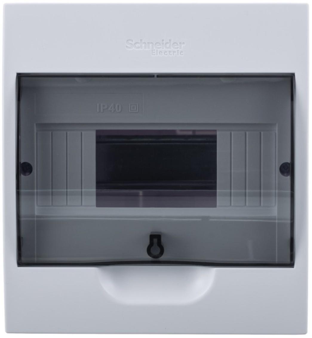 Бокс SE Easy9, 1 ряд, 8 модулей, навесной, IP40, белый, EZ9E108S2SRU