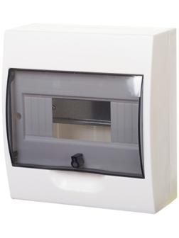 Бокс SE Easy9, 1 ряд, 8 модулей, навесной, IP40, белый, EZ9E108S2SRU