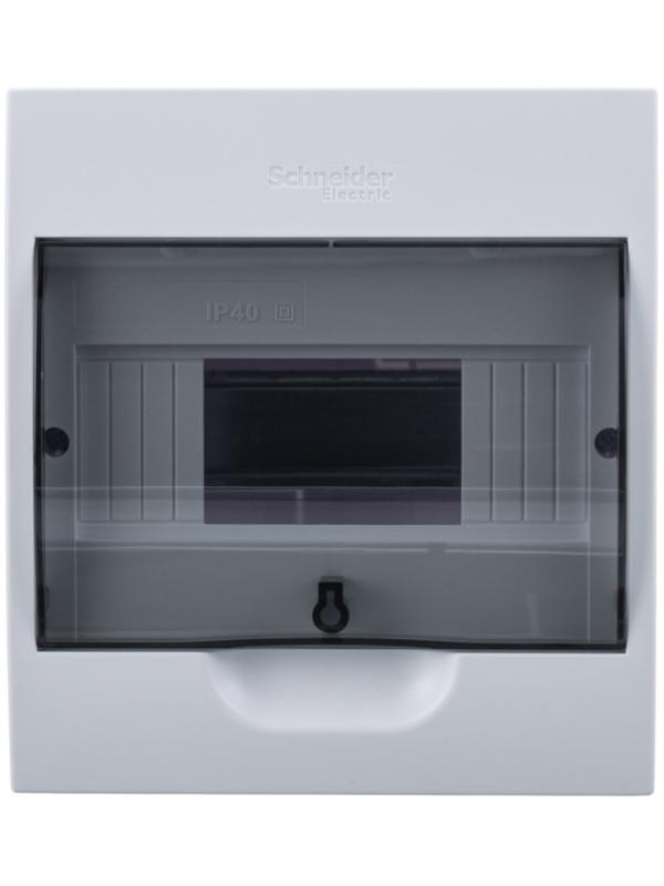 Бокс SE Easy9, 1 ряд, 8 модулей, навесной, IP40, белый, EZ9E108S2SRU