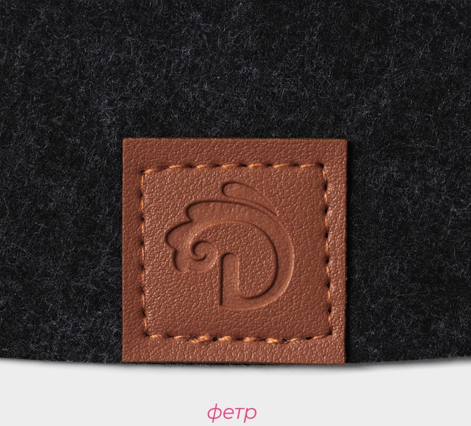 Салфетка сервировочная на стол Доляна «Грэй», 33,5×38,4 см, толщина 4 мм, цвет чёрный