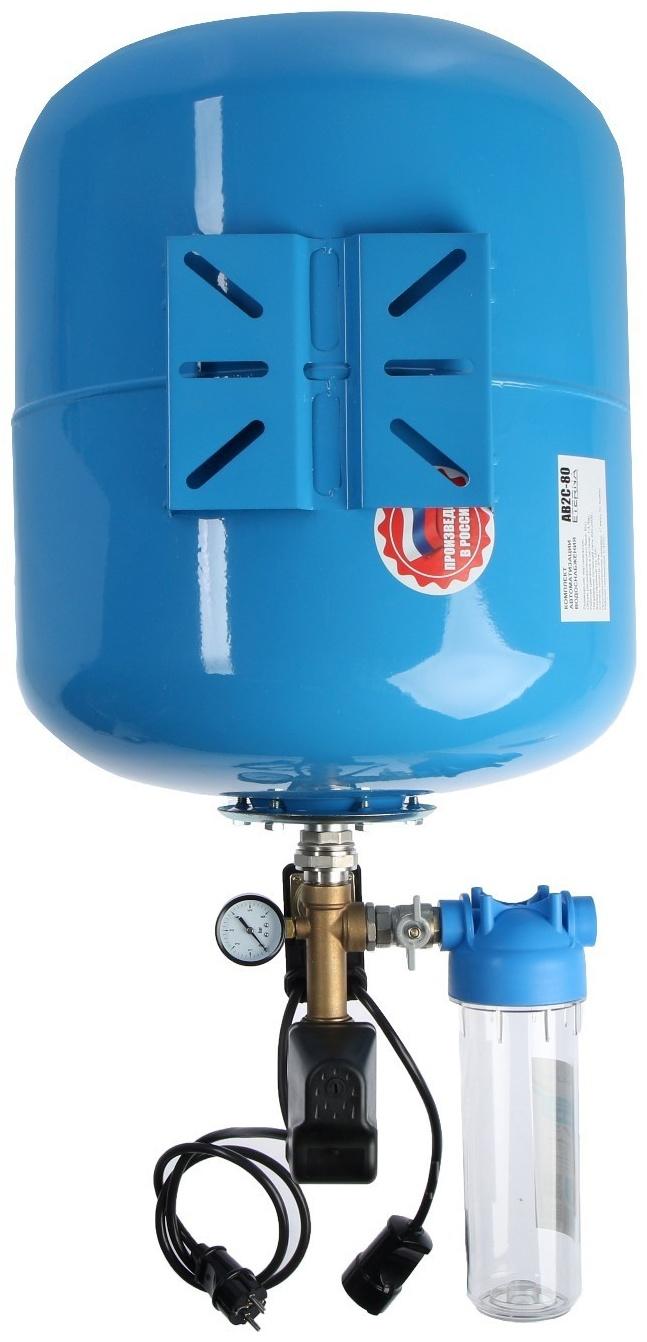Автобак ETERNA АВ4С-80, комплект для систем водоснабжения, вертикальный, 80 л, сухой ход