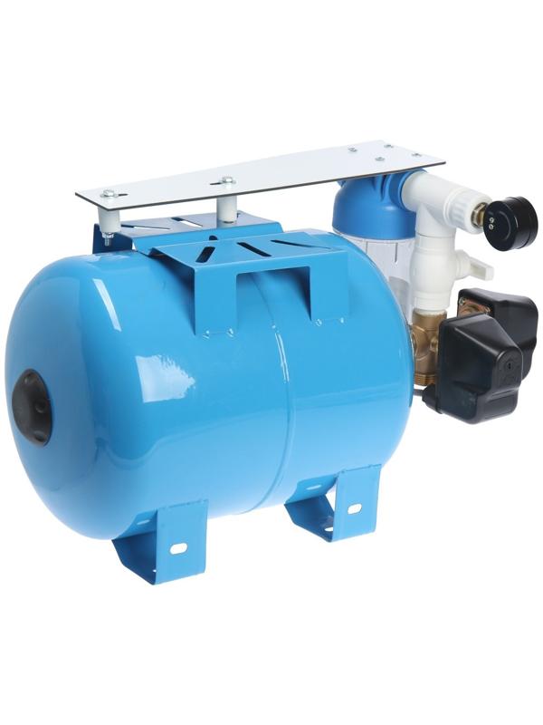 Автобак ETERNA АВ3С-24, комплект для систем водоснабжения, горизонтальный, 24 л, сухой ход