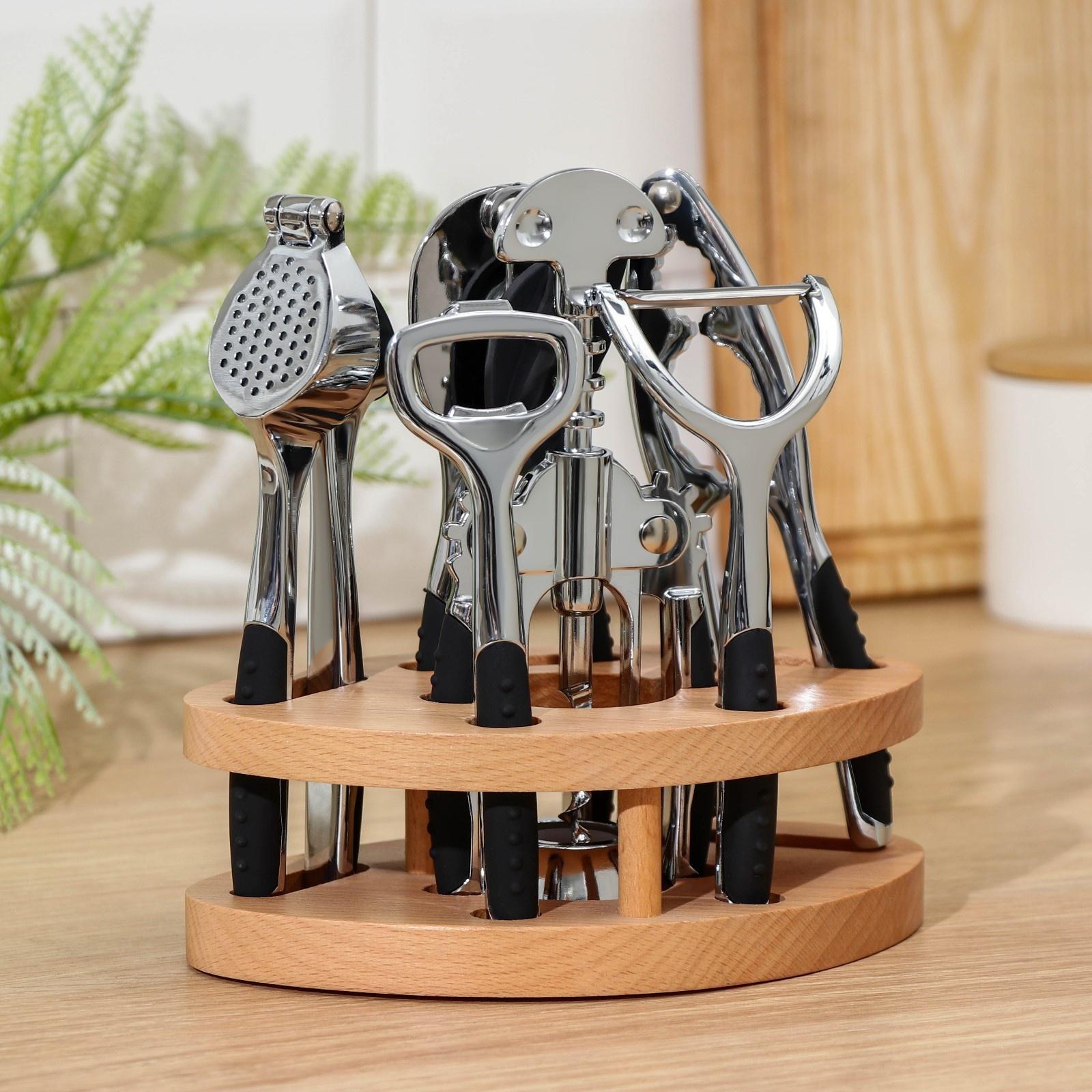 Набор кухонных инструментов Shapes, 6 предметов, на подставке