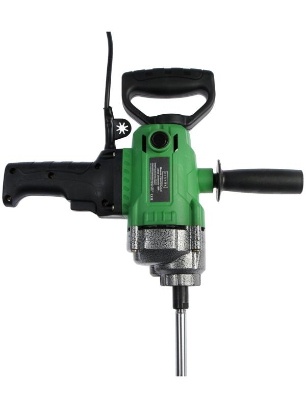 Миксер строительный Zitrek Greenmix 1200, 1200 Вт, 280-850 об/мин, 1 скорость