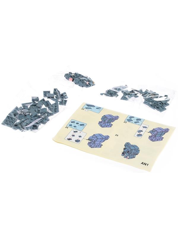 Конструктор блочный «Слоненок», 150 деталей, в пакете