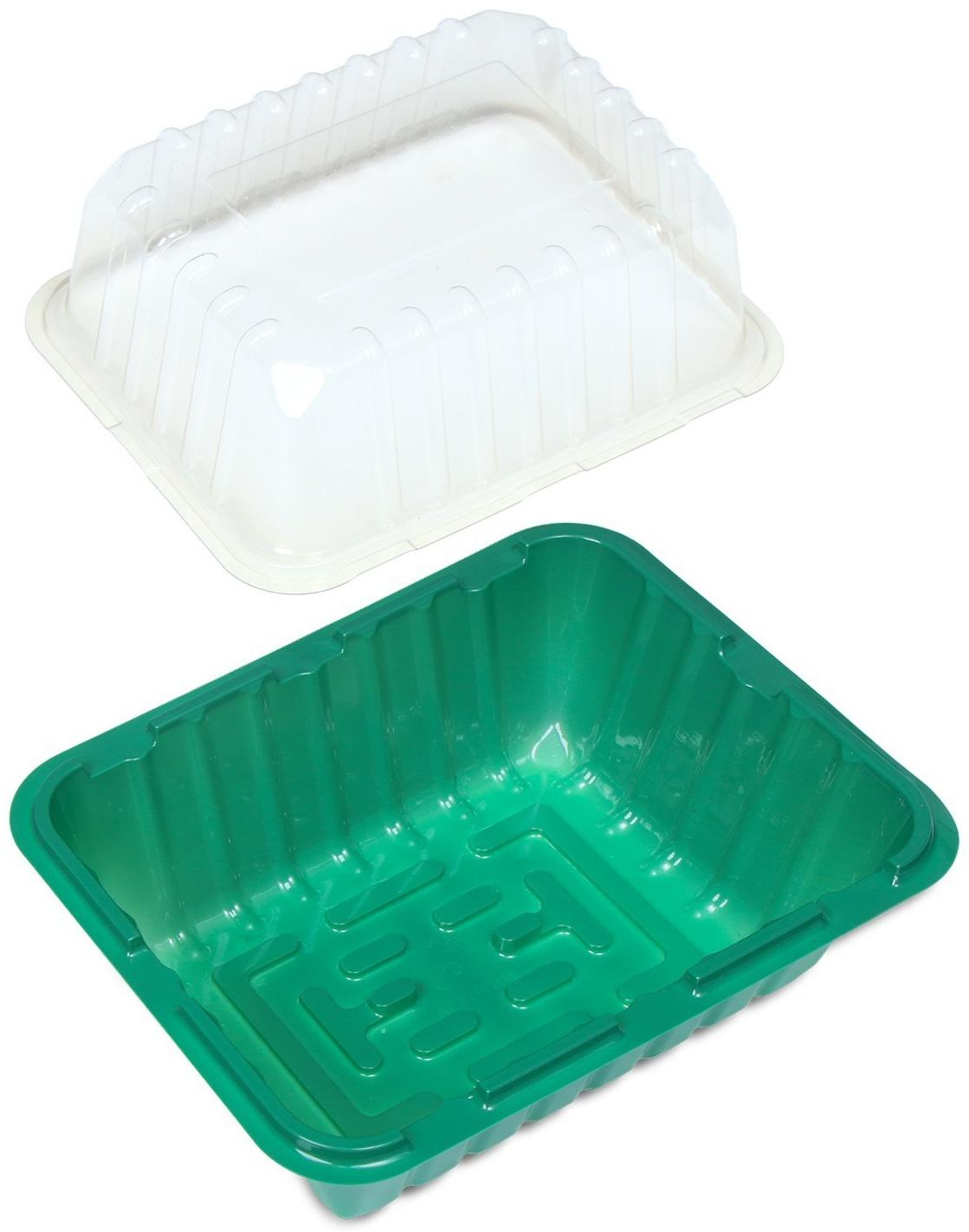 Мини-парник для рассады 21 × 16 × 6.5, без вставок, Greengo