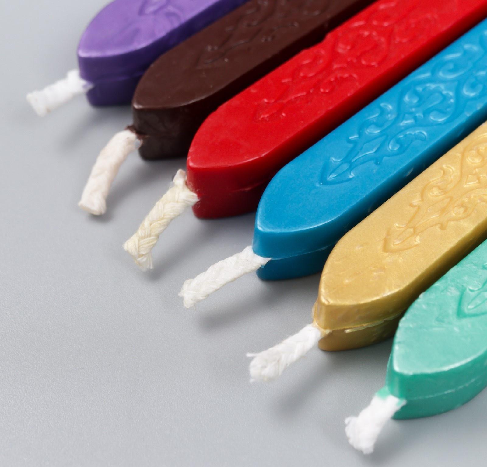 Сургуч для печати с фитилём 