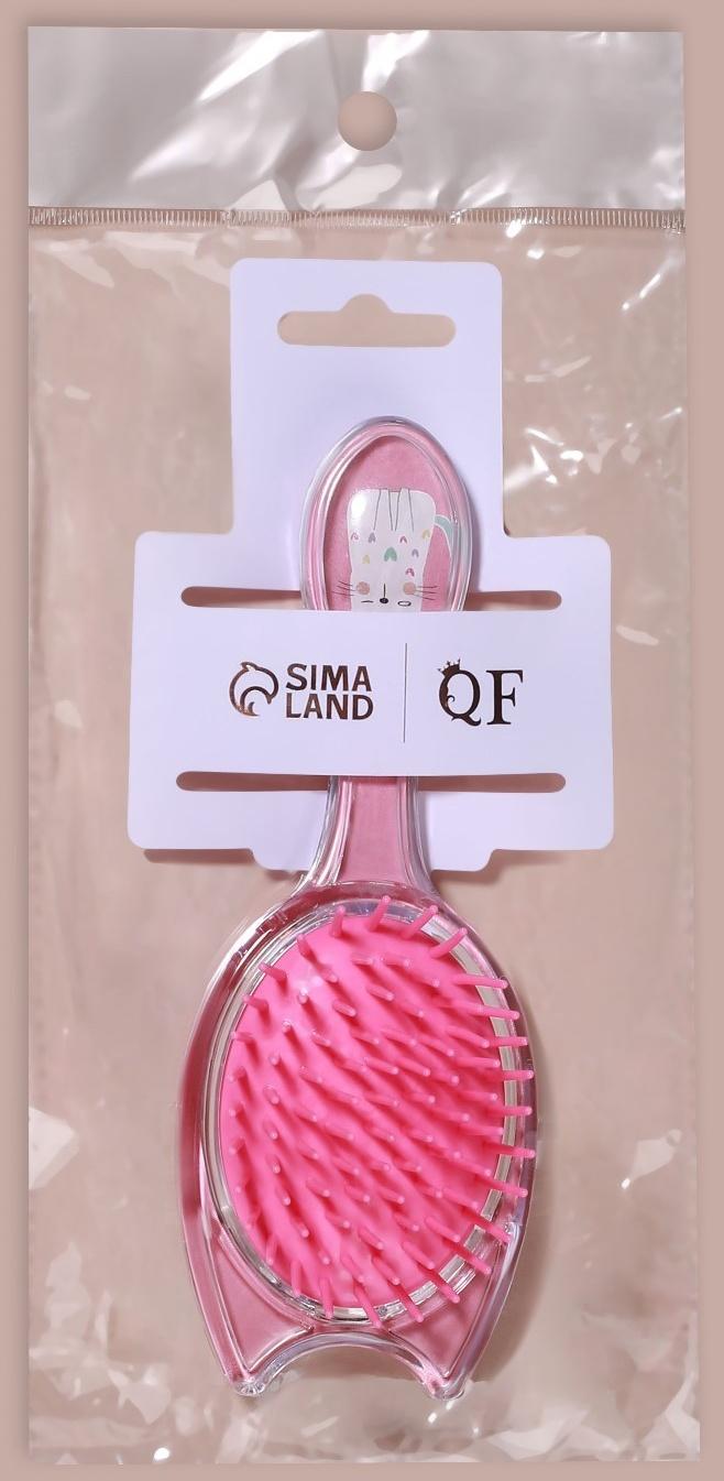 Расчёска-шейкер, 6 × 16 см, рисунок МИКС