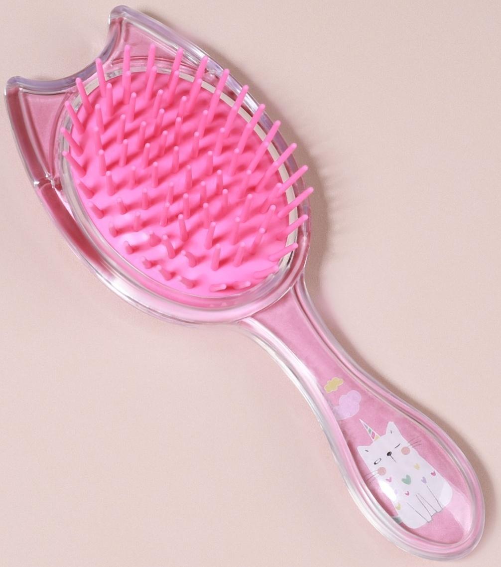 Расчёска-шейкер, 6 × 16 см, рисунок МИКС