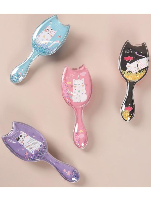 Расчёска-шейкер, 6 × 16 см, рисунок МИКС