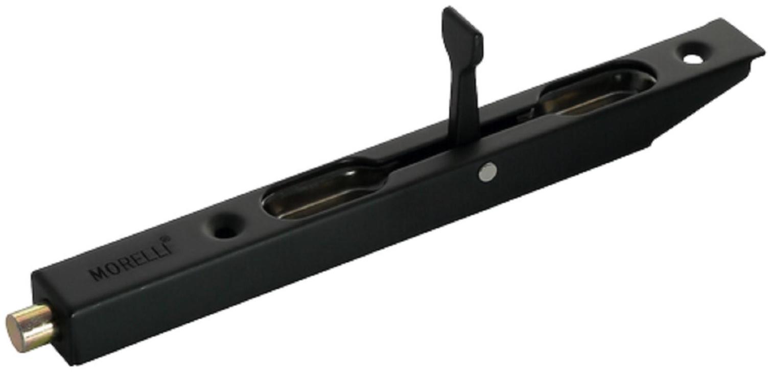 Шпингалет торцевой L160 BL, черный