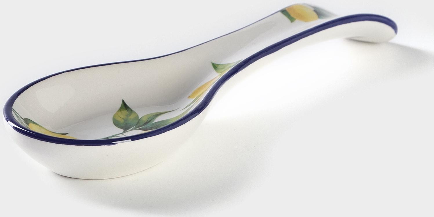 Подставка под ложку Доляна «Лимон», 22,5×7,5×2,5 см