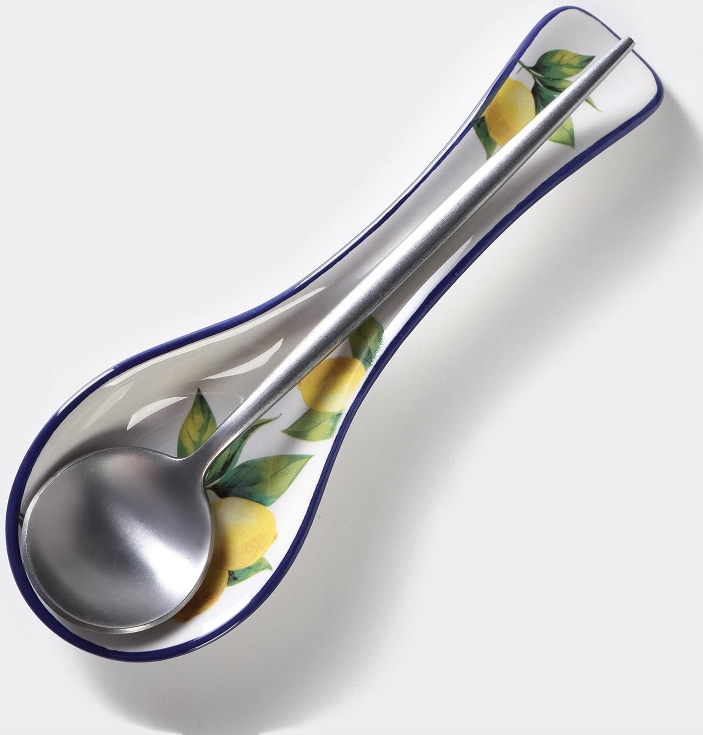 Подставка под ложку Доляна «Лимон», 22,5×7,5×2,5 см