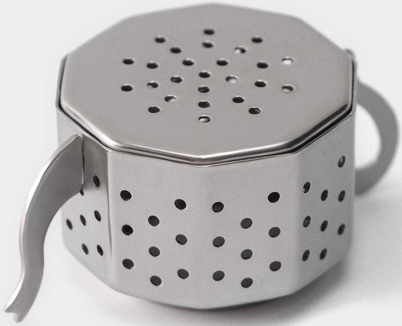 Сито для чая Magistro «Чайник Vent», цвет серебряный