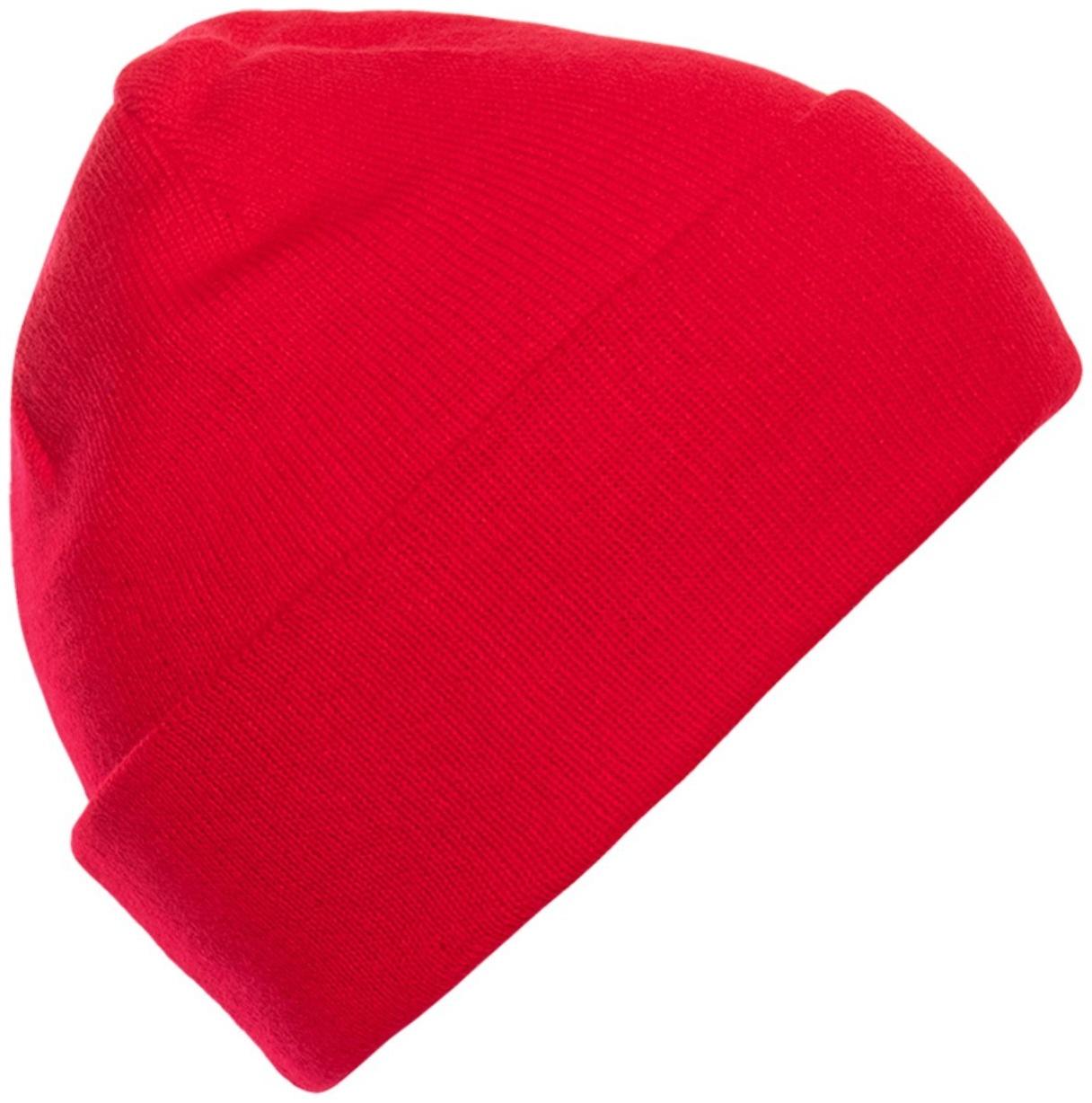 Шапка, размер 56-58, цвет красный