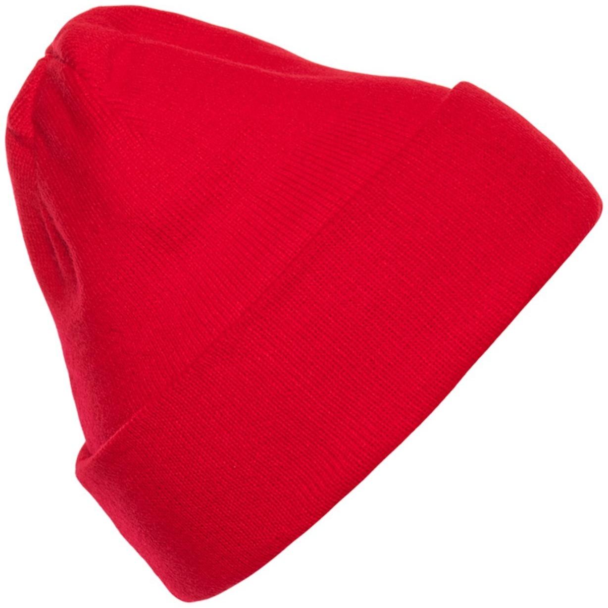 Шапка, размер 56-58, цвет красный