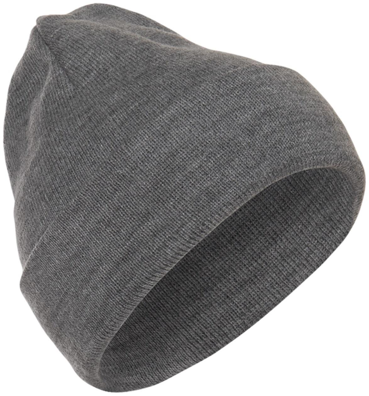 Шапка, размер 56-58, цвет серый меланж