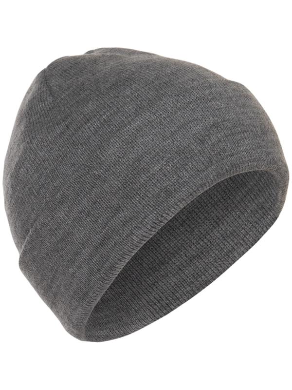 Шапка, размер 56-58, цвет серый меланж