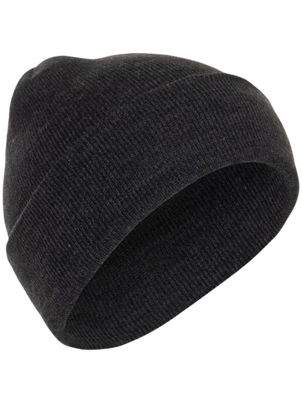 Шапка, размер 56-58, цвет тёмный меланж