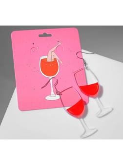 Серьги акрил 