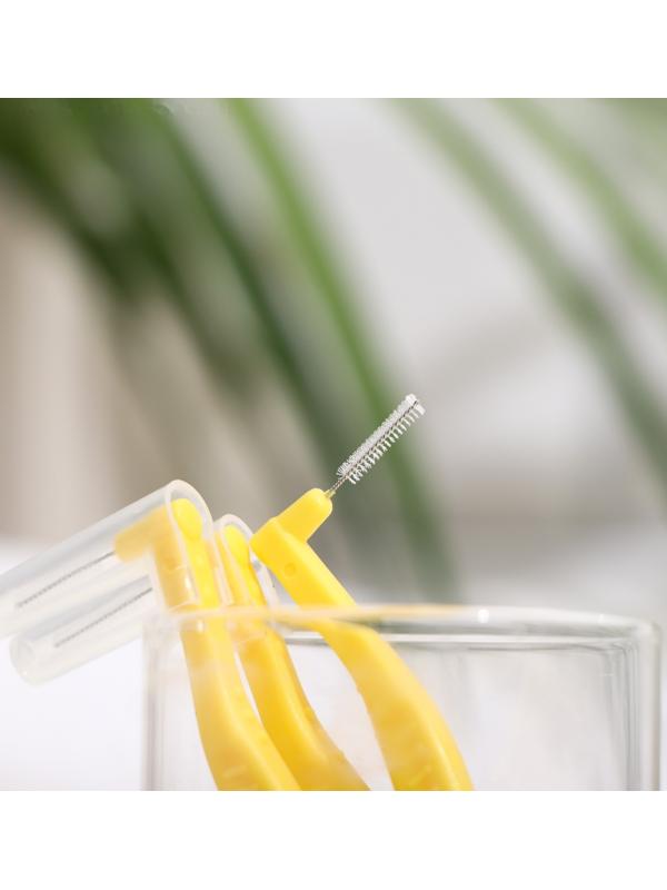 Ершики для брекетов и зубов, набор 20 шт., 0.7 мм